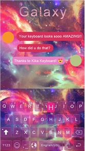 Galaxy Kika Keyboard Theme image