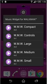 Music Widget for WALKMAN™ image