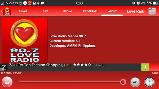 Love Radio Manila 90.7 MHz image