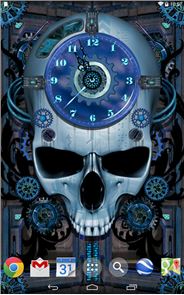Steampunk Clock Free Wallpaper image