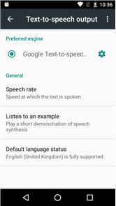 Google Text-to-speech imagem