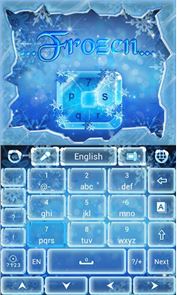 Frozen GO Keyboard Theme image