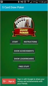 Five Card Draw Poker - Free image
