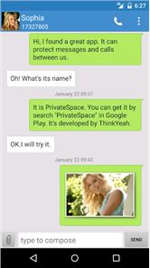 Private SMS & Call - Hide Text image