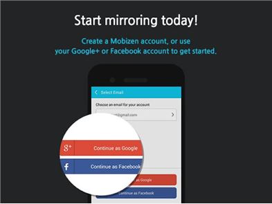Mobizen Mirroring image