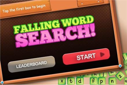 Falling Bookworm Word Search image