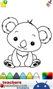 Baby Animals Coloring Book image