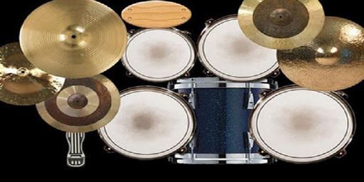 Real Drum Set. image