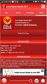 Love Radio Manila 90.7 MHz image