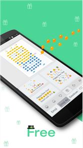 TouchPal Emoji&imagem Smiley cor