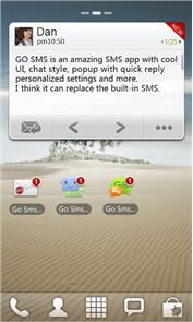 GO SMS Pro Widget image