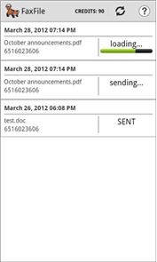 FaxFile - Send Fax from phone image
