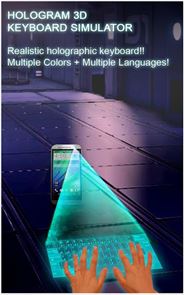 Hologram 3D Keyboard Prank image