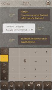 TouchPal Leather Theme image