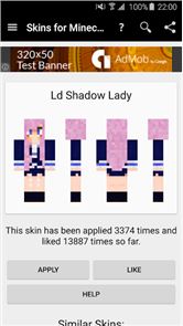 Skins for Minecraft PE image
