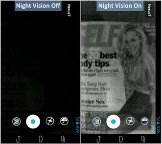 Imagen de la cámara de visión nocturna IP