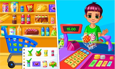 Supermarket – Game for Kids image