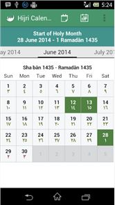 Hijri Calendar image