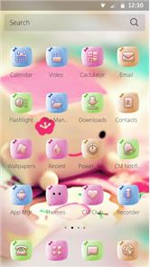 Marshmallow Candy Face Theme image