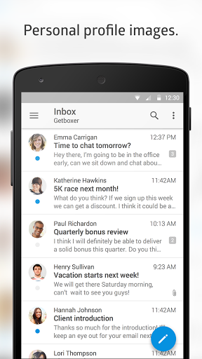 Boxer - imagem Inbox App grátis E-mail