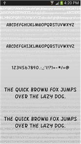 Hand fonts for FlipFont® free image