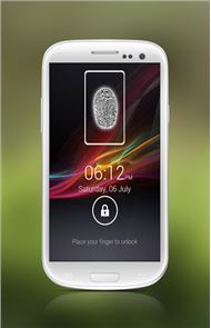 Fingerprint Lock KitKat prank image