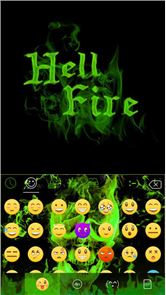 Hell Fire Kika Keyboard Theme image
