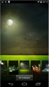 Fireflies lockscreen image