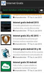 Internet gratis Android image