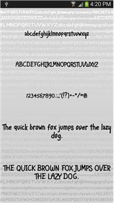 Hand fonts for FlipFont® free image