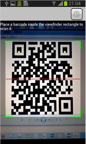 QR Barcode scanner image