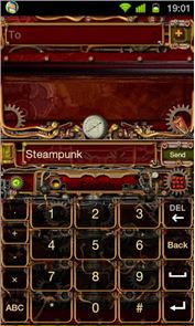 Steampunk GO Keyboard Theme image