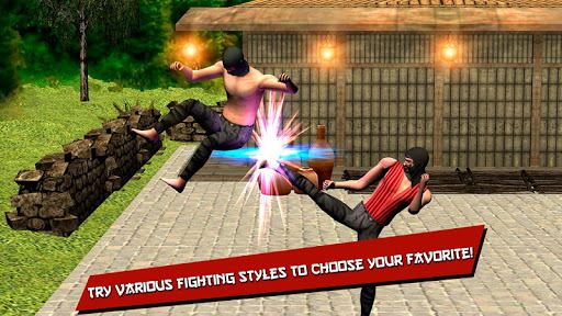 imagen 3D Ninja Kung Fu Fighting
