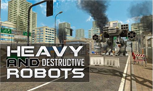 Modern army warfare robots image
