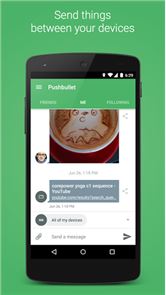 Pushbullet - SMS on PC image