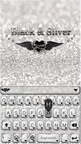 Black & Silver Kika Keyboard image