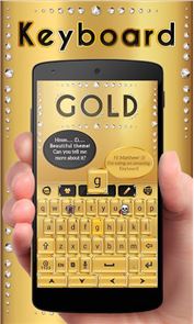 imagen el tema del teclado al oro