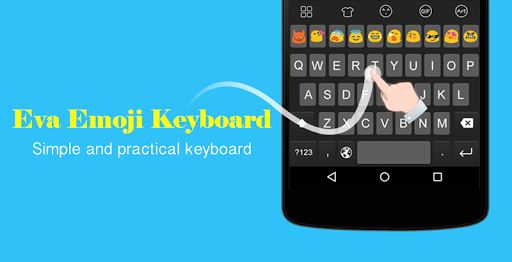 Eva Emoji Keyboard -DIY Photo image