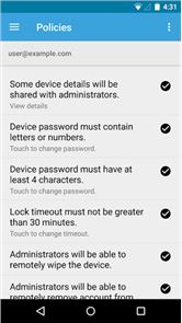 Google Apps Device Policy image