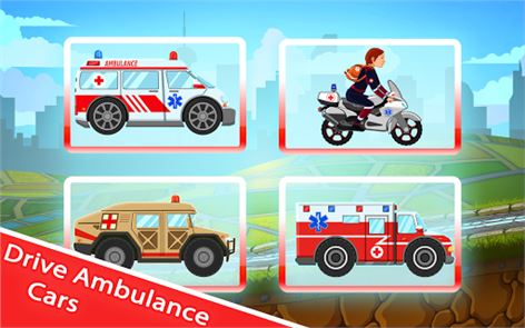 Kid Racing Ambulance - Medics! image