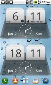 MIUI Digital Weather Clock image