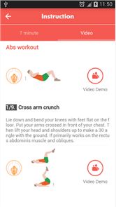Abs workout 7 minutes image