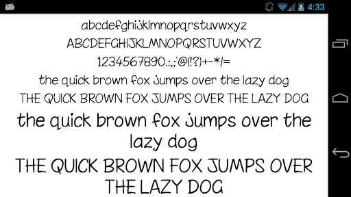 Fonts for FlipFont 50 Written image