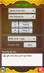 Lich Van Nien - Lịch VN 2016 image