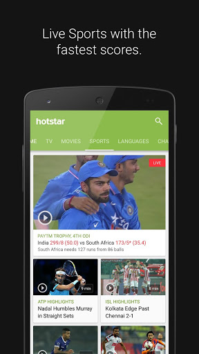 Hotstar TV Movies Live Cricket image