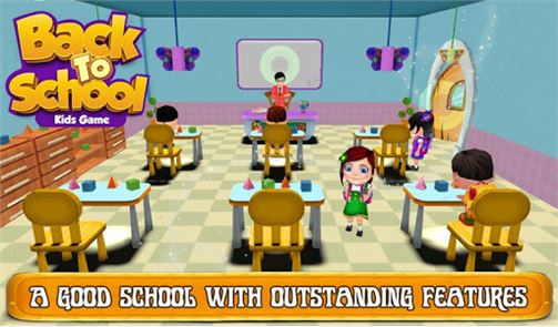 Back To School Kids Game image