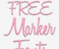 Marker Fonts for FlipFont free