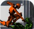 Calle robot de lucha en 3D de alta definición