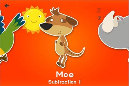 Animal First Grade Math Games image