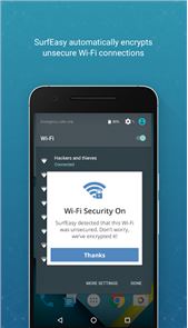 Imagen VPN Secure Android SurfEasy